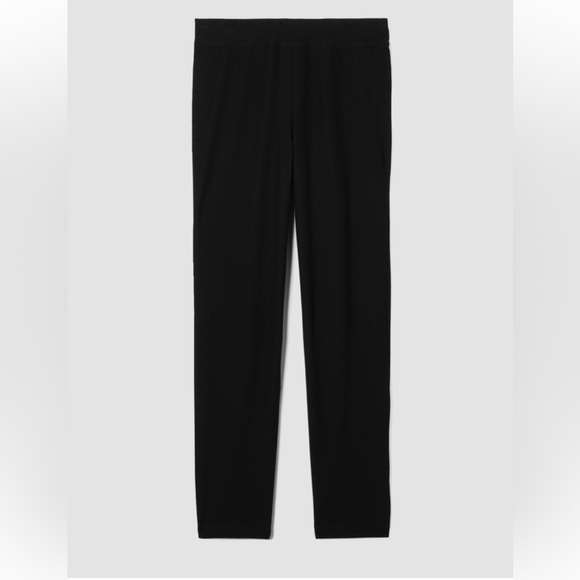 Eileen Fisher Women's Black Ankle Pants - Picture 5 of 7